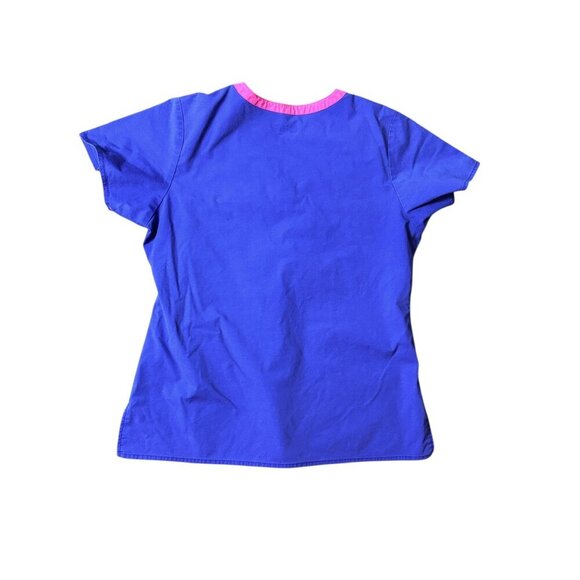 Wonder Wink Wonder Flex Women's Purple & Pink Scrub Top - Picture 4 of 7